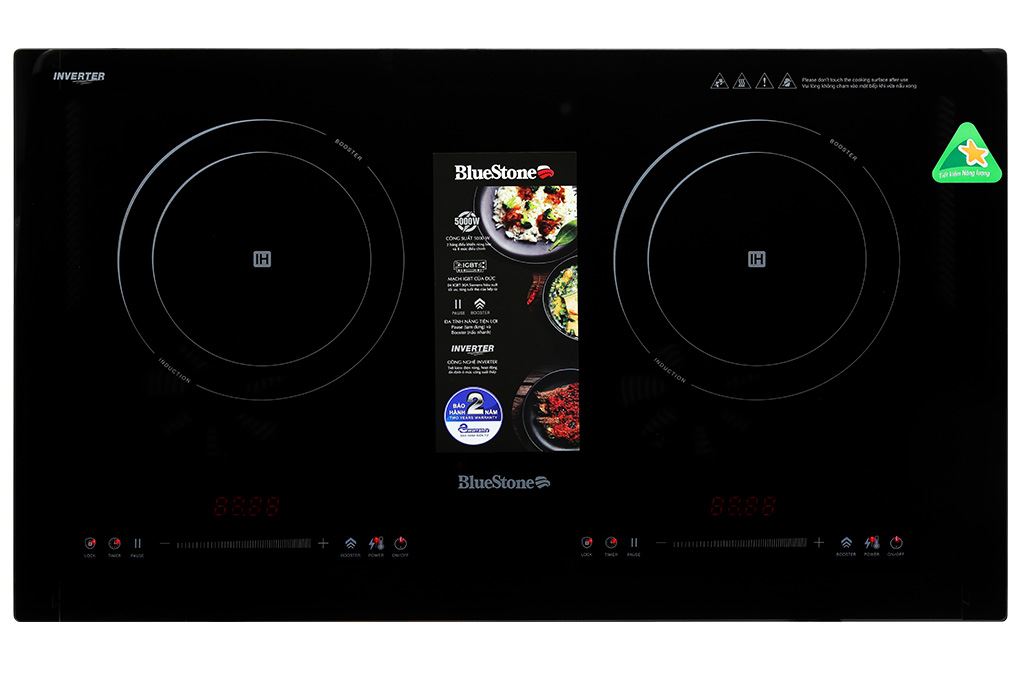Chất liệu - Bếp từ đôi âm BlueStone ICB-6825 5000W