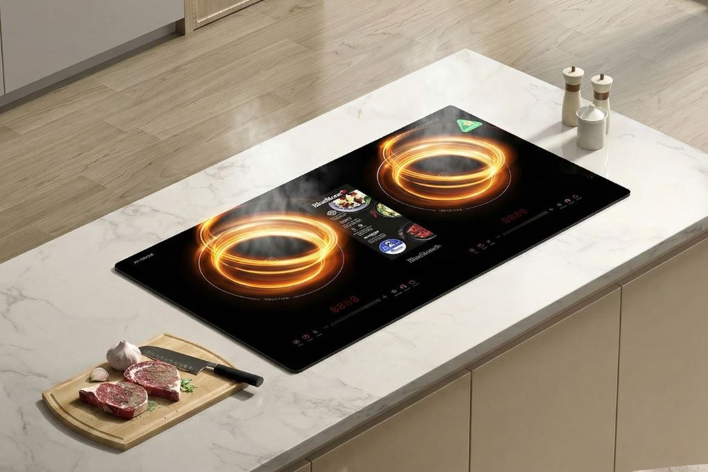 Tính năng an toàn - Bếp từ đôi âm BlueStone ICB-6825 5000W