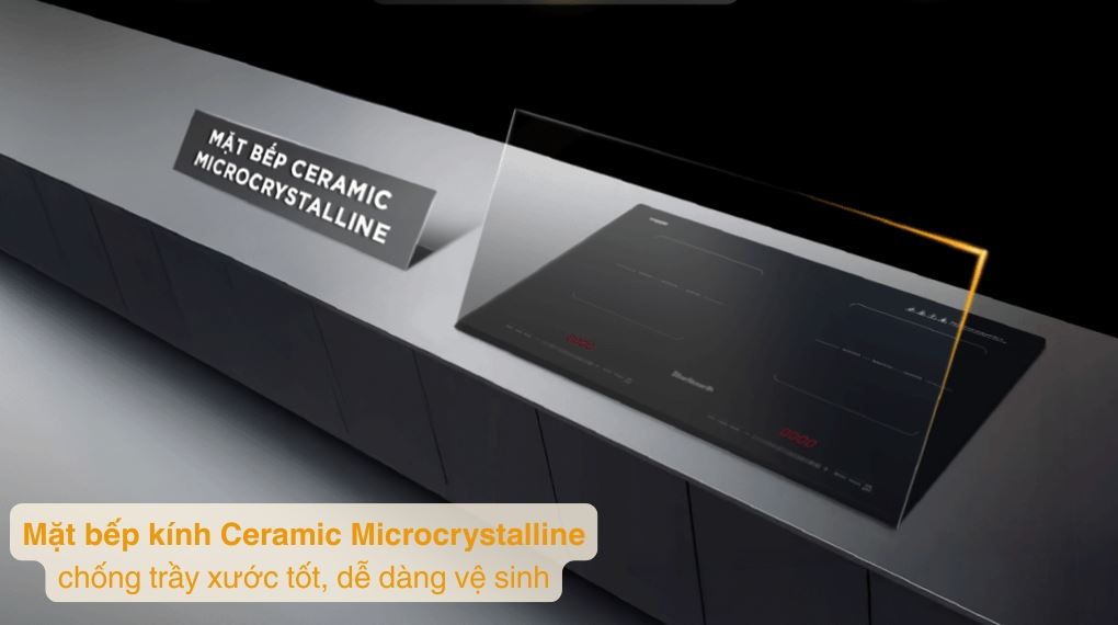 Bếp từ đôi âm BlueStone ICB-6949 5200W - Mặt bếp