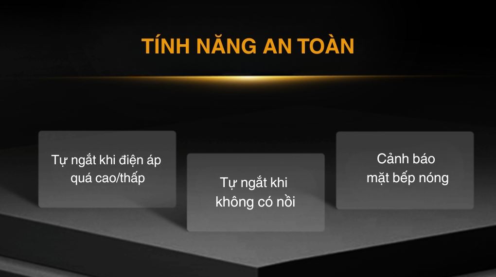 Bếp từ đôi âm BlueStone ICB-6949 5200W - Tính năng an toàn