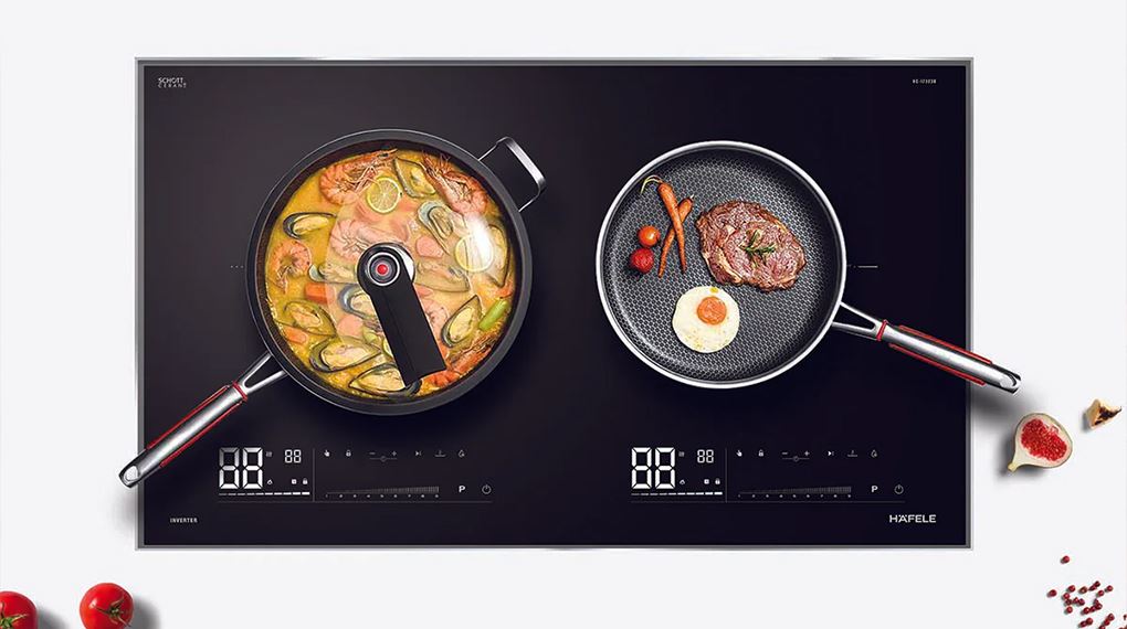 Vùng nấu - Bếp từ đôi lắp âm Hafele HC-I7323B (536.61.886)