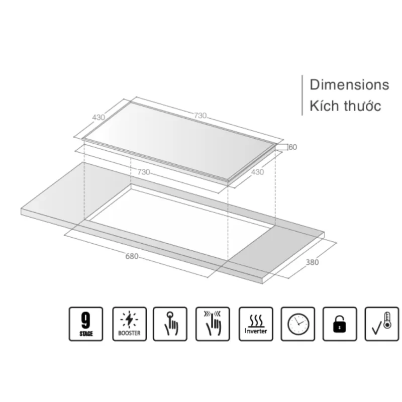 Bếp từ LORCA LCI-379 PRO