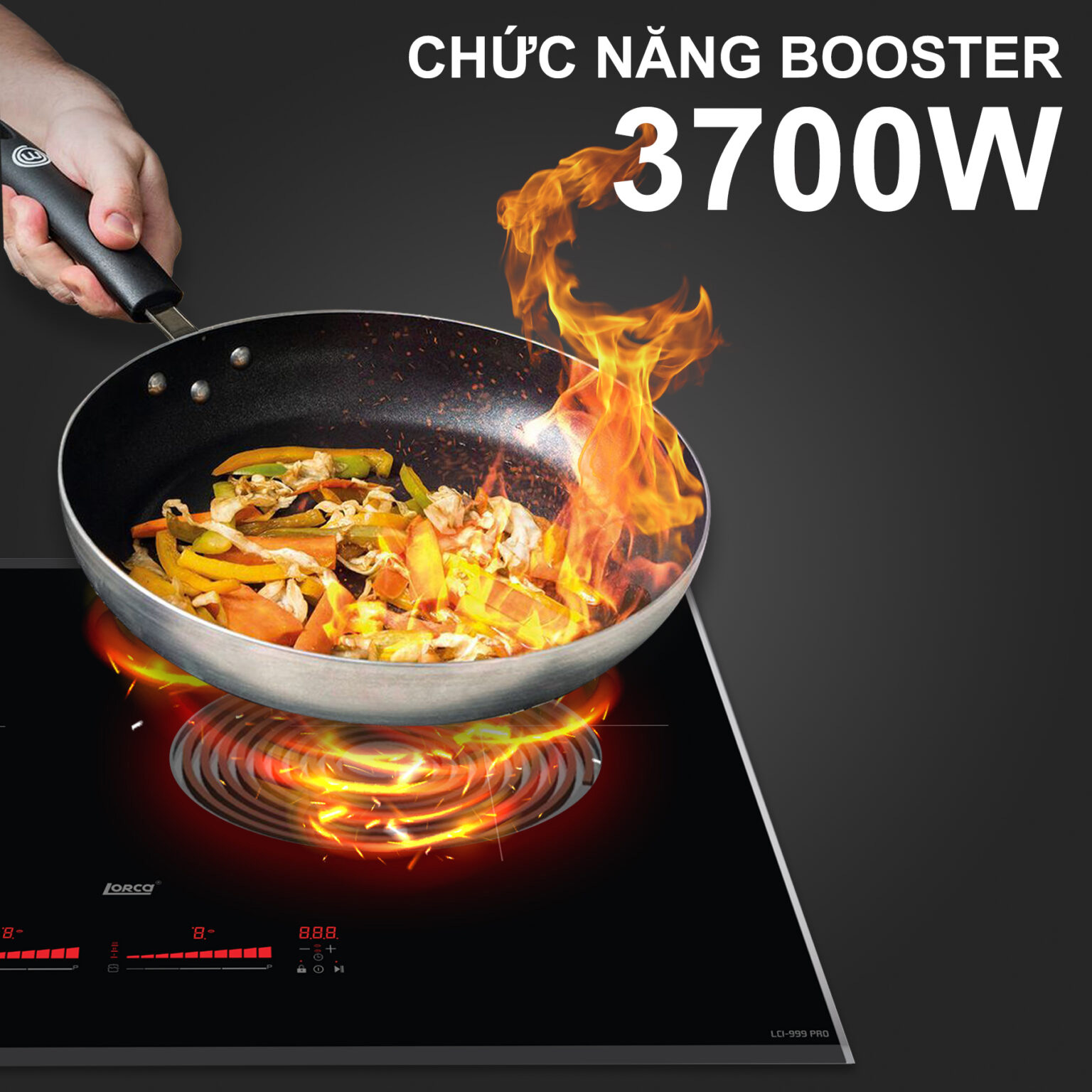 Bếp từ đôi Lorca LCI-999 Pro