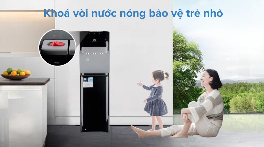 Khoá an toàn - Cây nước nóng lạnh Electrolux EQAXF01BXBV