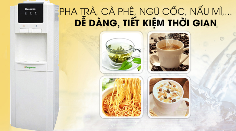 Cây nước nóng lạnh Kangaroo KG32N làm nóng nhanh