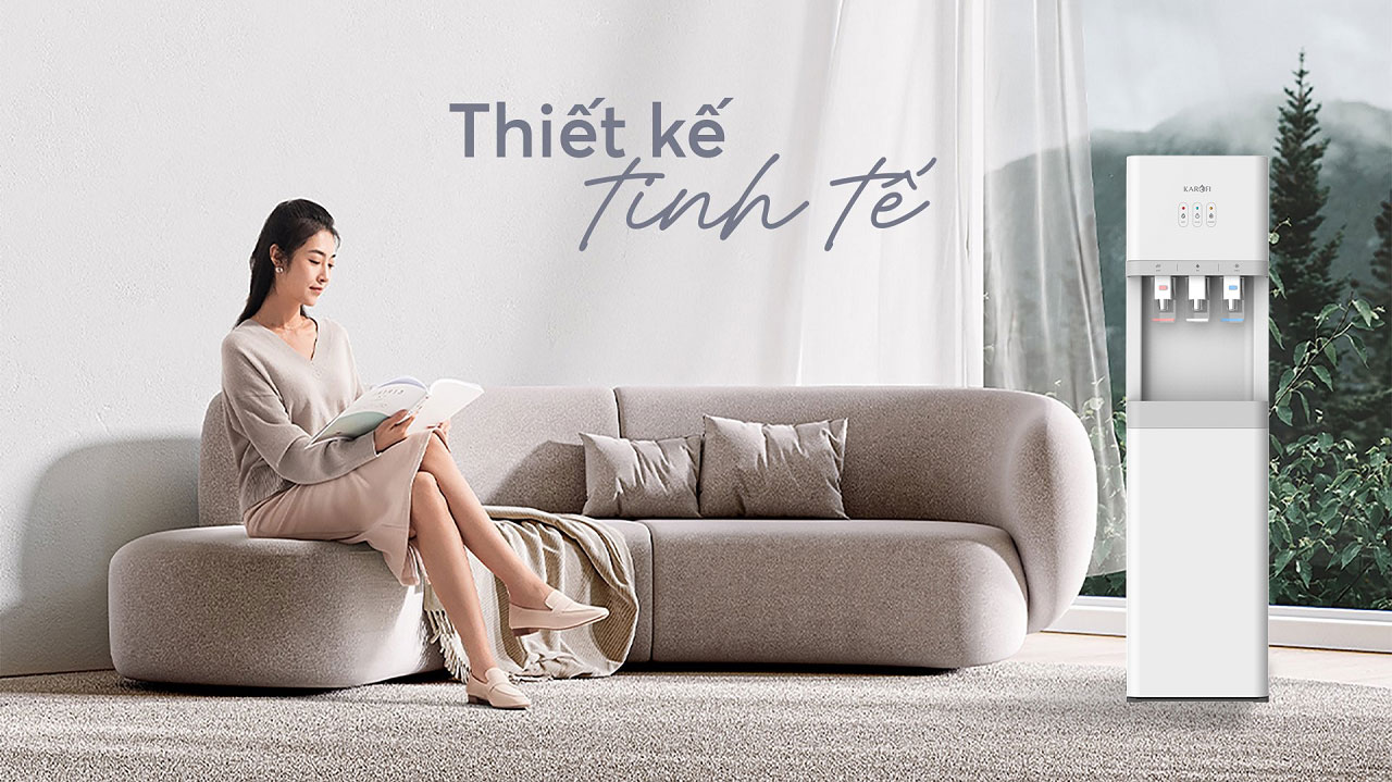 Cây nước nóng lạnh nguội Karofi HCV208 có thiết kế đẹp mắt Cây nước nóng lạnh nguội Karofi HCV208 có thiết kế đẹp mắt