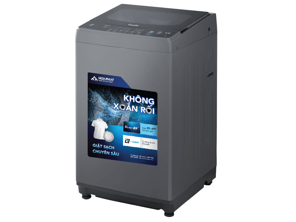 Máy giặt lồng đứng Funiki HWM-T685ABG 8.5kg có nắp máy êm