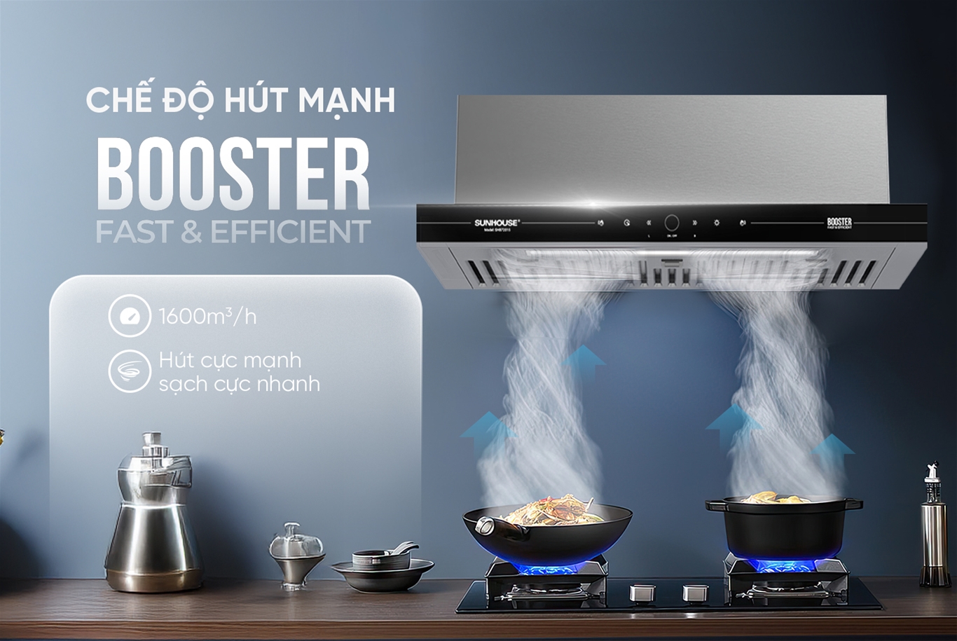 Máy hút mùi Sunhouse SHB72015