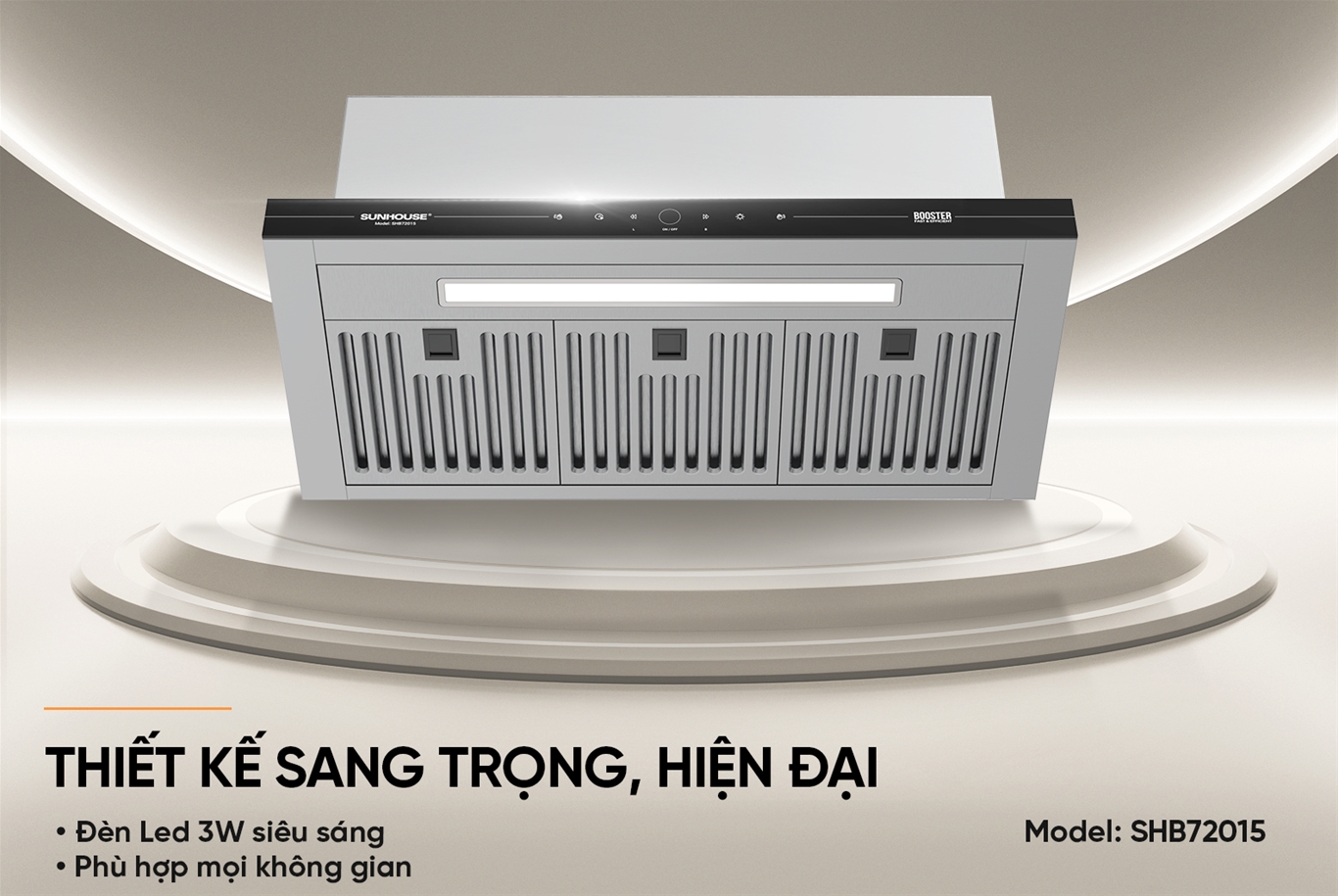 Máy hút mùi âm tủ