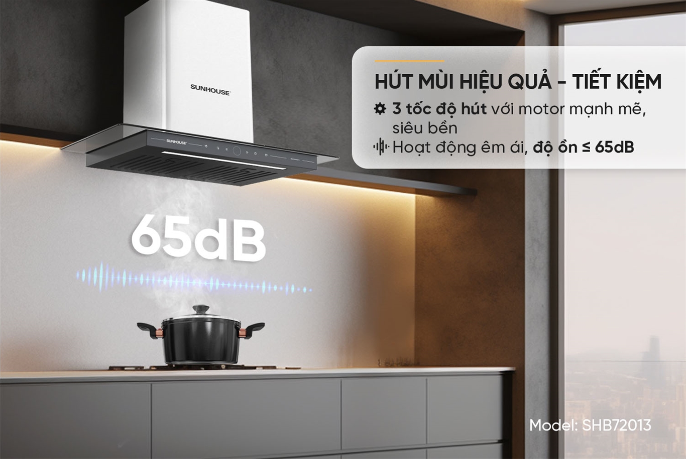 Máy hút mùi Sunhouse  