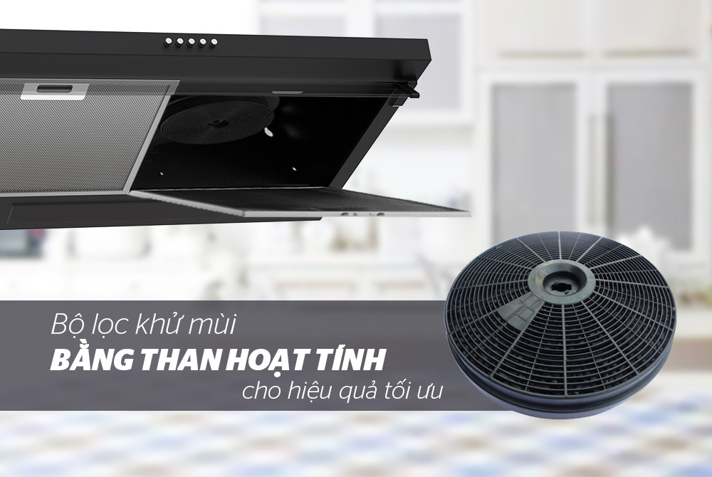 Sunhouse SHB6118B khử mùi bằng than hoạt tính