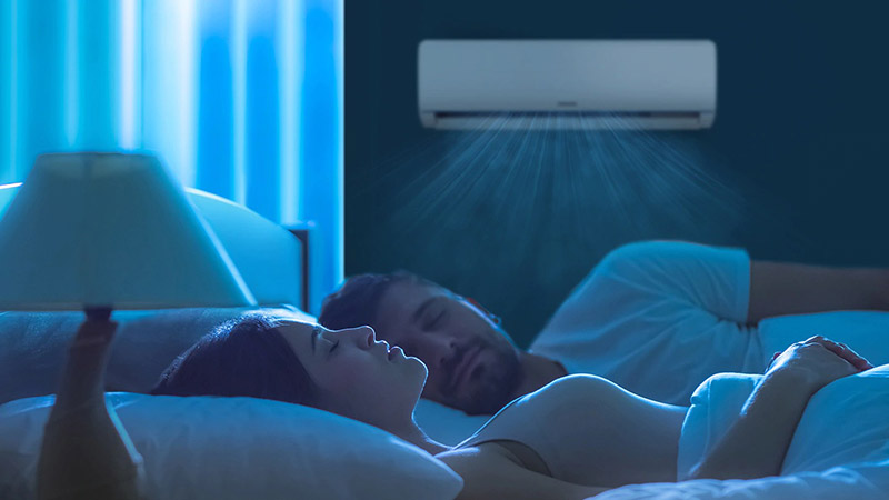 Điều hòa 1 chiều Samsung AR09TYHQASINSV có chế độ ngủ ngon