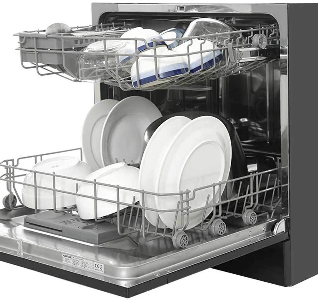 Máy rửa chén Hafele HDW-T5531B/538.21.350 làm sạch bát đĩa hiệu quả