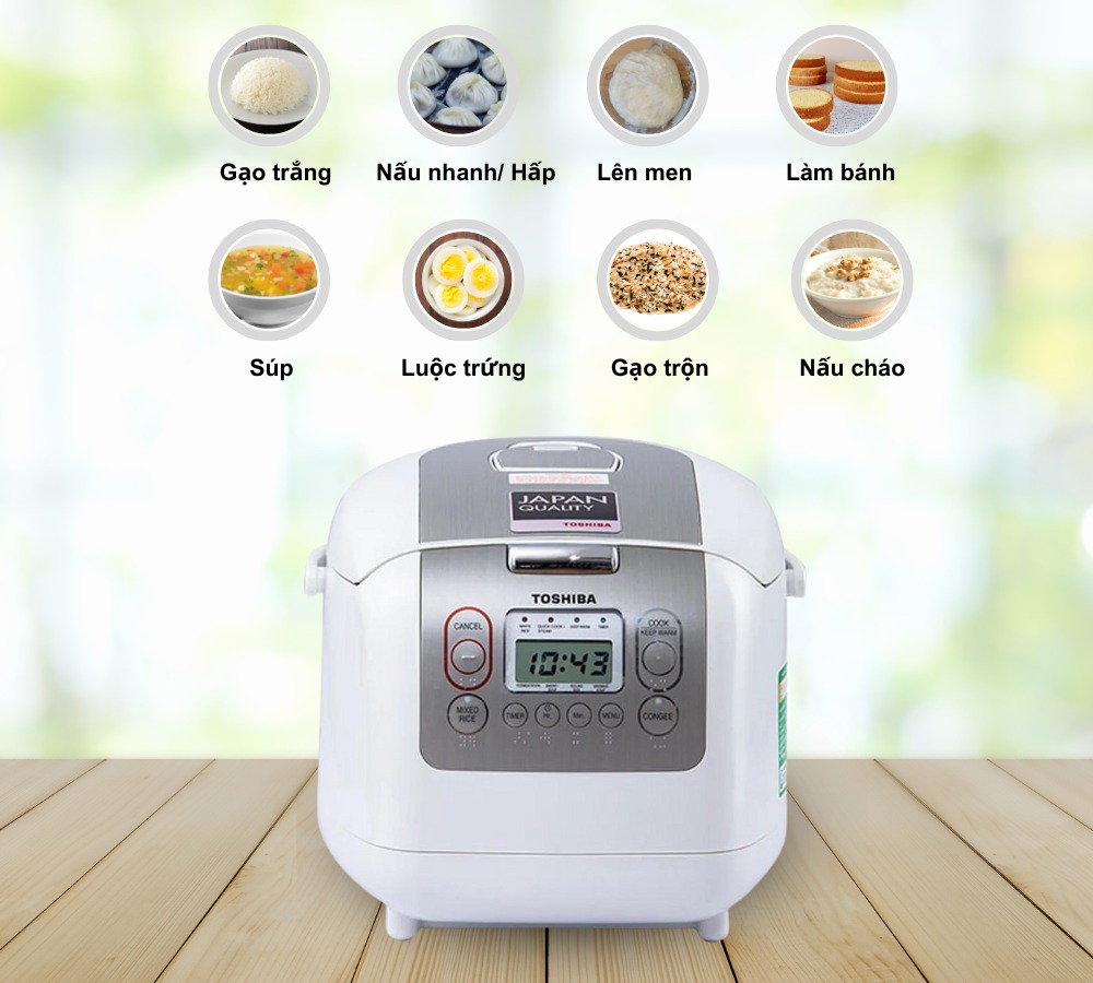 Đa dạng các chế độ nấu