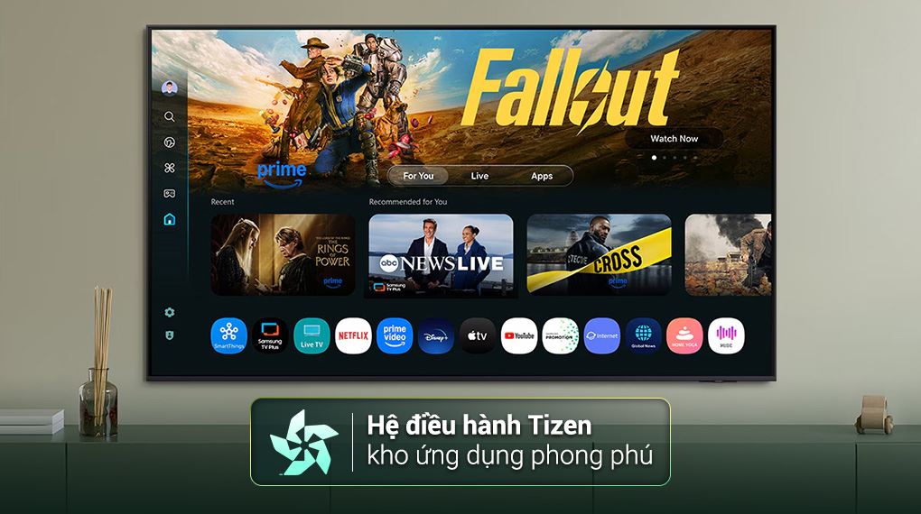 Smart Tivi QLED Samsung AI 4K 55 inch QA55Q8F5 - Hệ điều hành