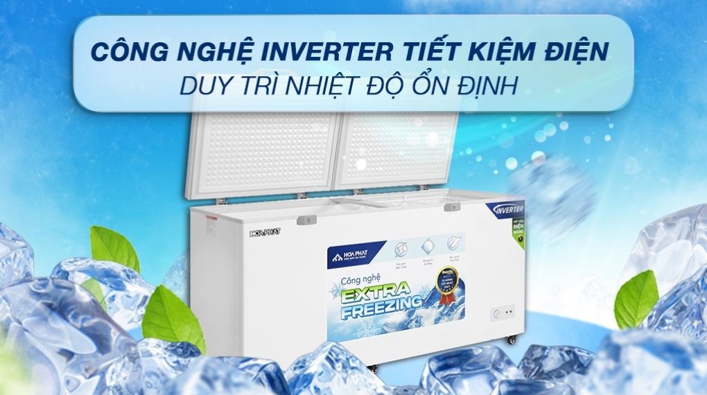 Tủ đông Hòa Phát Inverter 783 lít HPF AD8783 - Công nghệ tiết kiệm điện