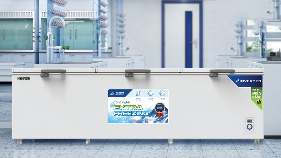 Tủ đông Inverter Hòa Phát HPF-AD81190 có kiểu dáng hiện đại