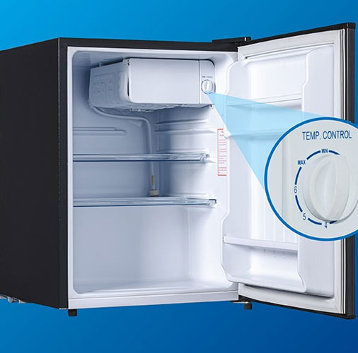 Núm điều chỉnh nhiệt độ của tủ lạnh Funiki FR 71DSU 