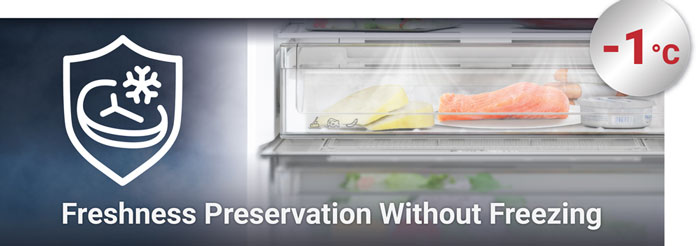 Tủ lạnh Hitachi Inverter 323 lít HRBN6340DGBKVN trang bị ngăn đông mềm