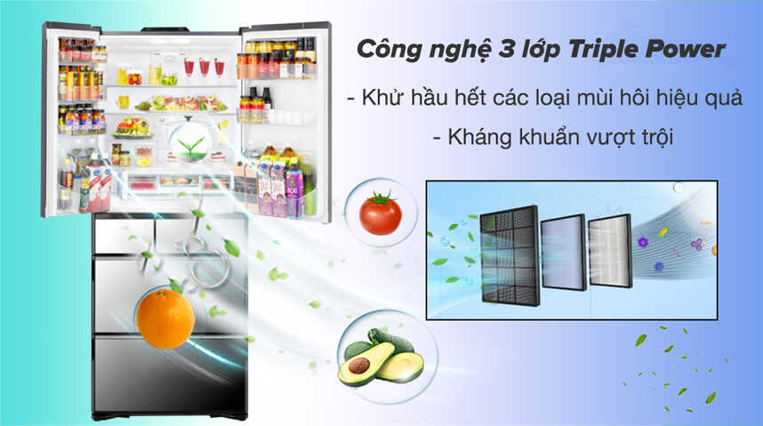 Tủ lạnh Hitachi R-GW670TV