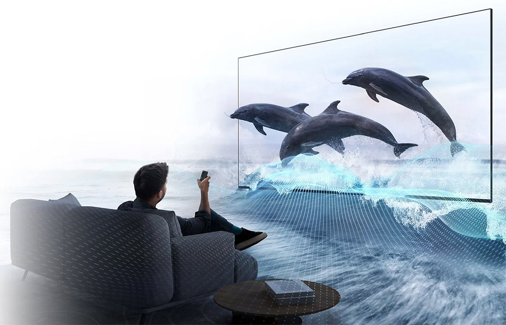 Tái hiện không gian âm thanh vòm sống động Tivi TCL QLED 4K 65 inch 65P7K