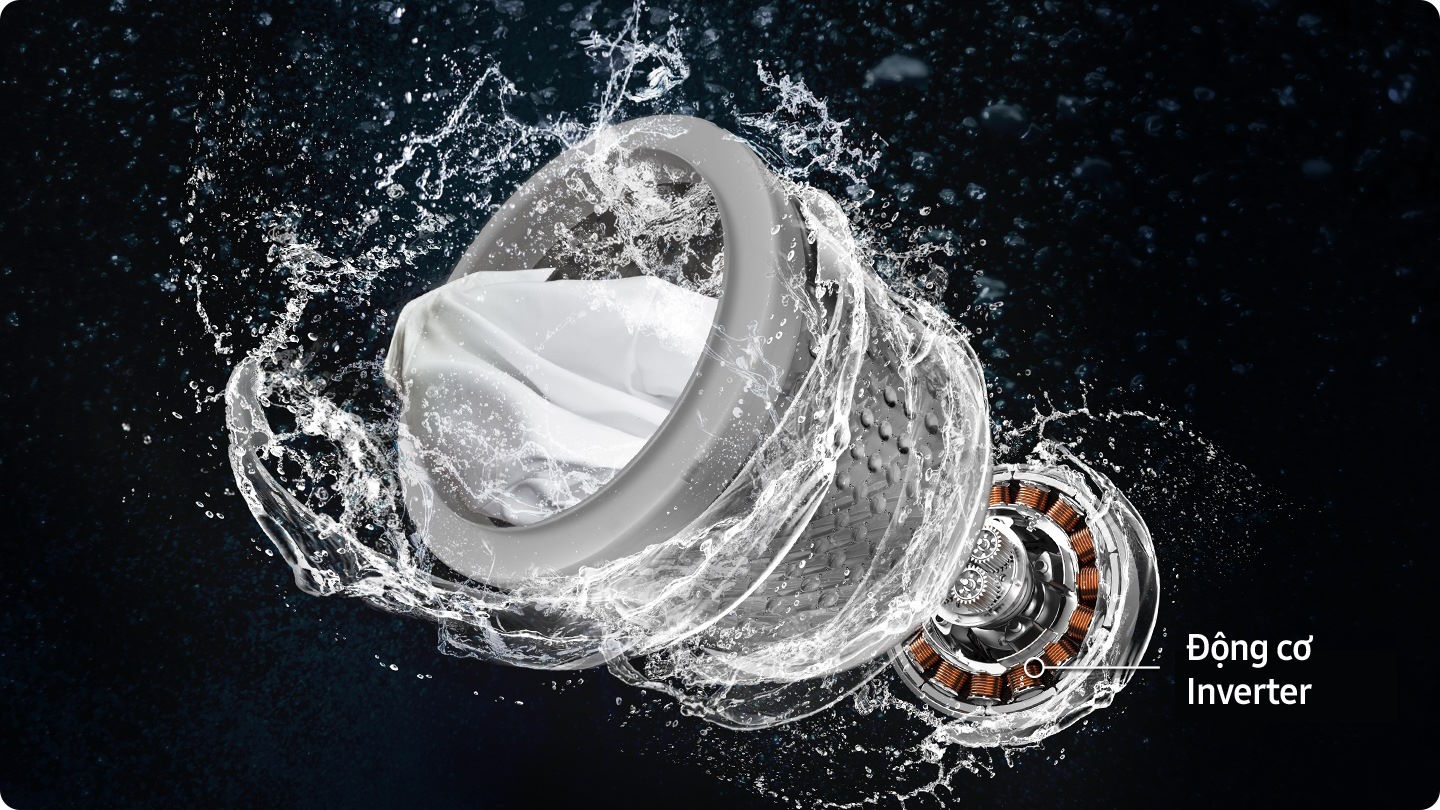 Máy giặt Samsung Ecobubble WA40F95E1CSV