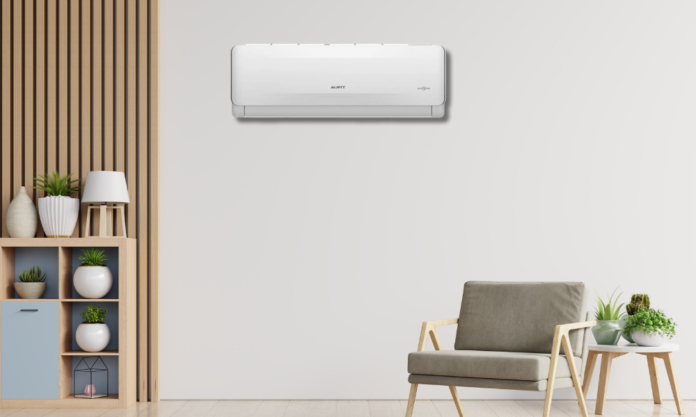 Máy Lạnh AUFIT AFW12FHA4DI-3VN có thiết kế dạng hình chữ nhật ngang