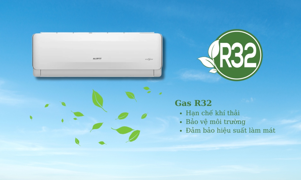 Máy lạnh AUFIT AFW18FHA4DI-5VN dùng gas R32