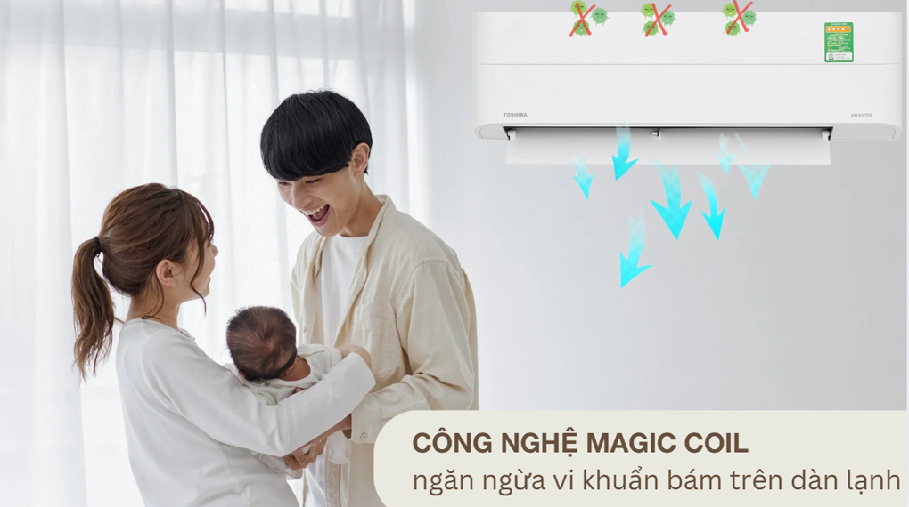 Máy lạnh Toshiba Inverter 1.5 HP RAS-H13Z2KCVG-V - Khả năng lọc không khí