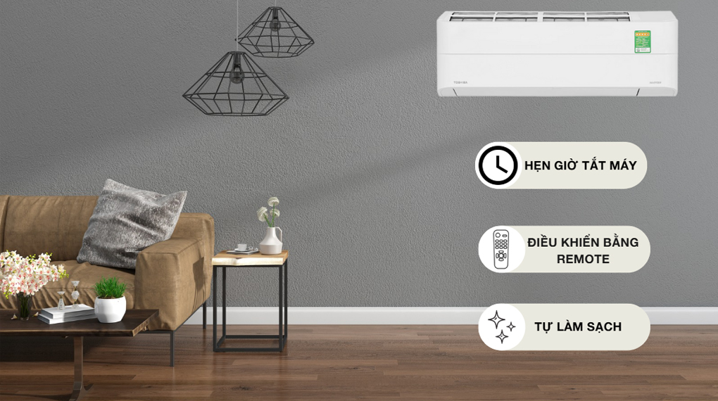 Máy lạnh Toshiba Inverter 1.5 HP RAS-H13Z2KCVG-V - Tiện ích