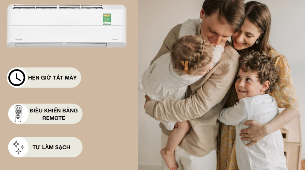 Tiện ích - Máy lạnh Toshiba Inverter 1 HP RAS-H10Z2KCVG-V