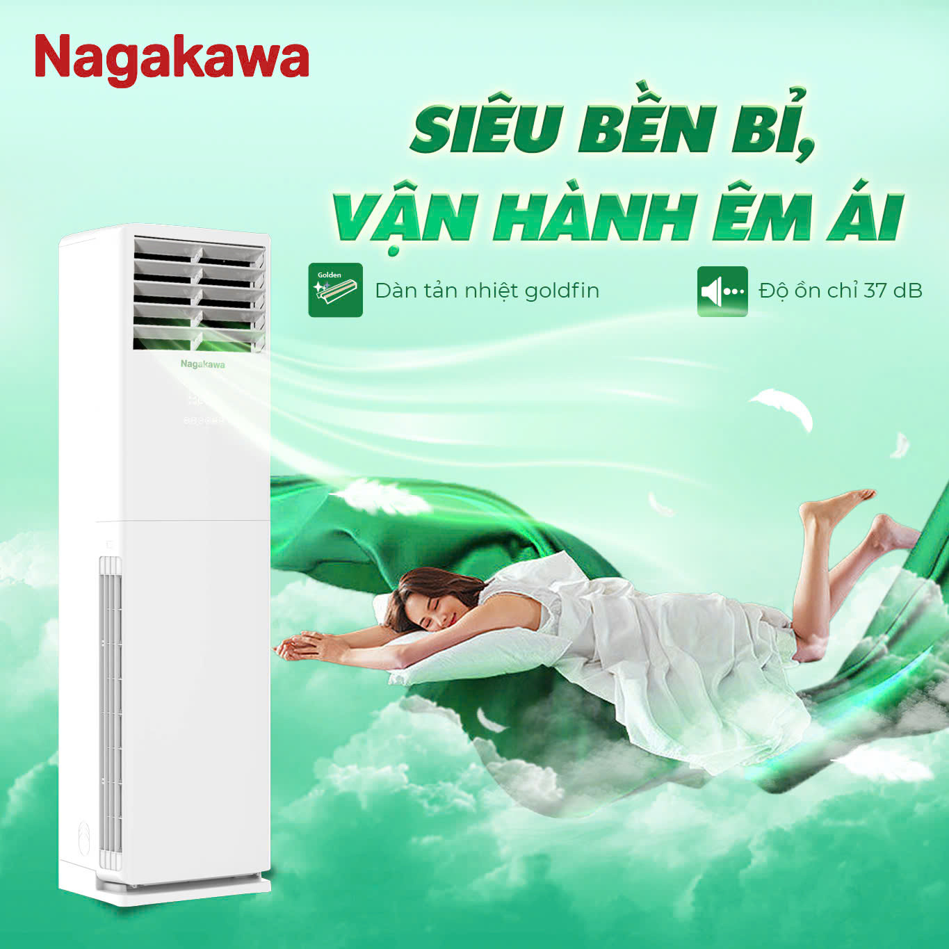 Điều hòa tủ đứng Nagakawa 1 chiều NP-C28R1K58