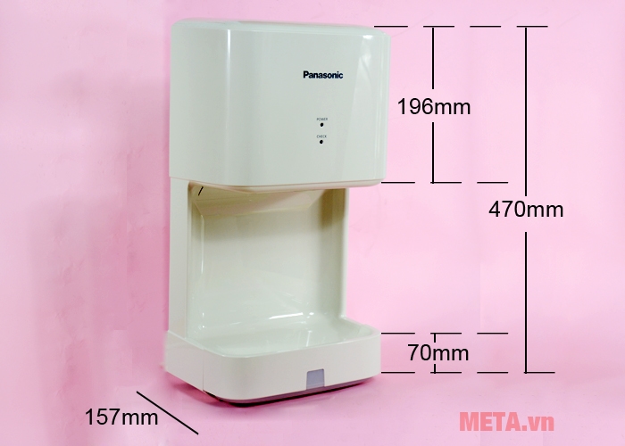 Kích thước máy sấy tay Panasonic FJ-T09A3 Kích thước máy sấy tay Panasonic FJ-T09A3