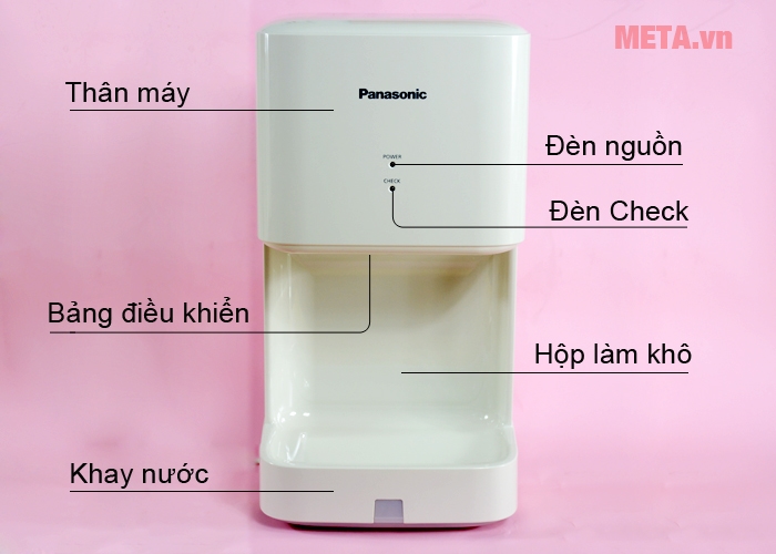 Cấu tạo máy sấy tay Panasonic FJ-T09A3 Cấu tạo máy sấy tay Panasonic FJ-T09A3