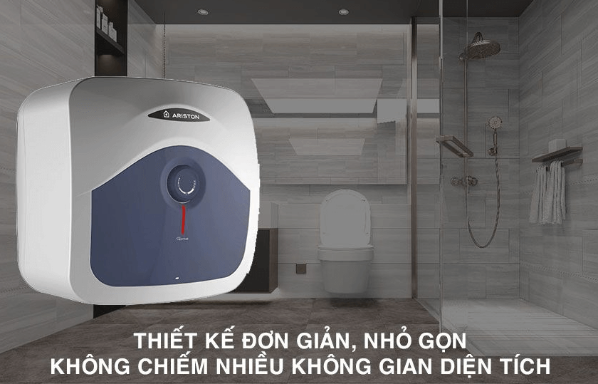 Bình nóng lạnh Ariston BLUE 30 R/AN 2.5 FE có thiết kế hiện đại, phù hợp với mọi không gian nội thất