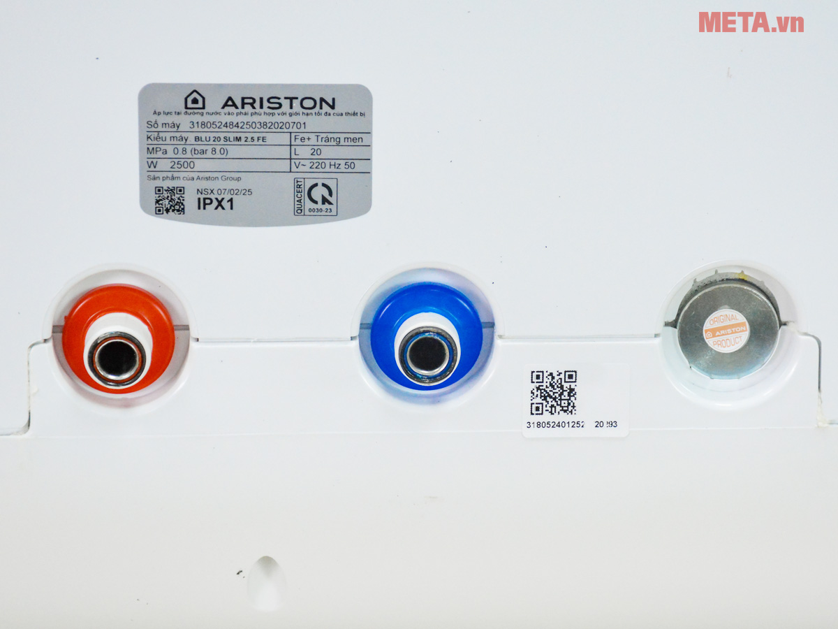 Bình nóng lạnh Ariston Blue 20 SLIM 2.5 FE