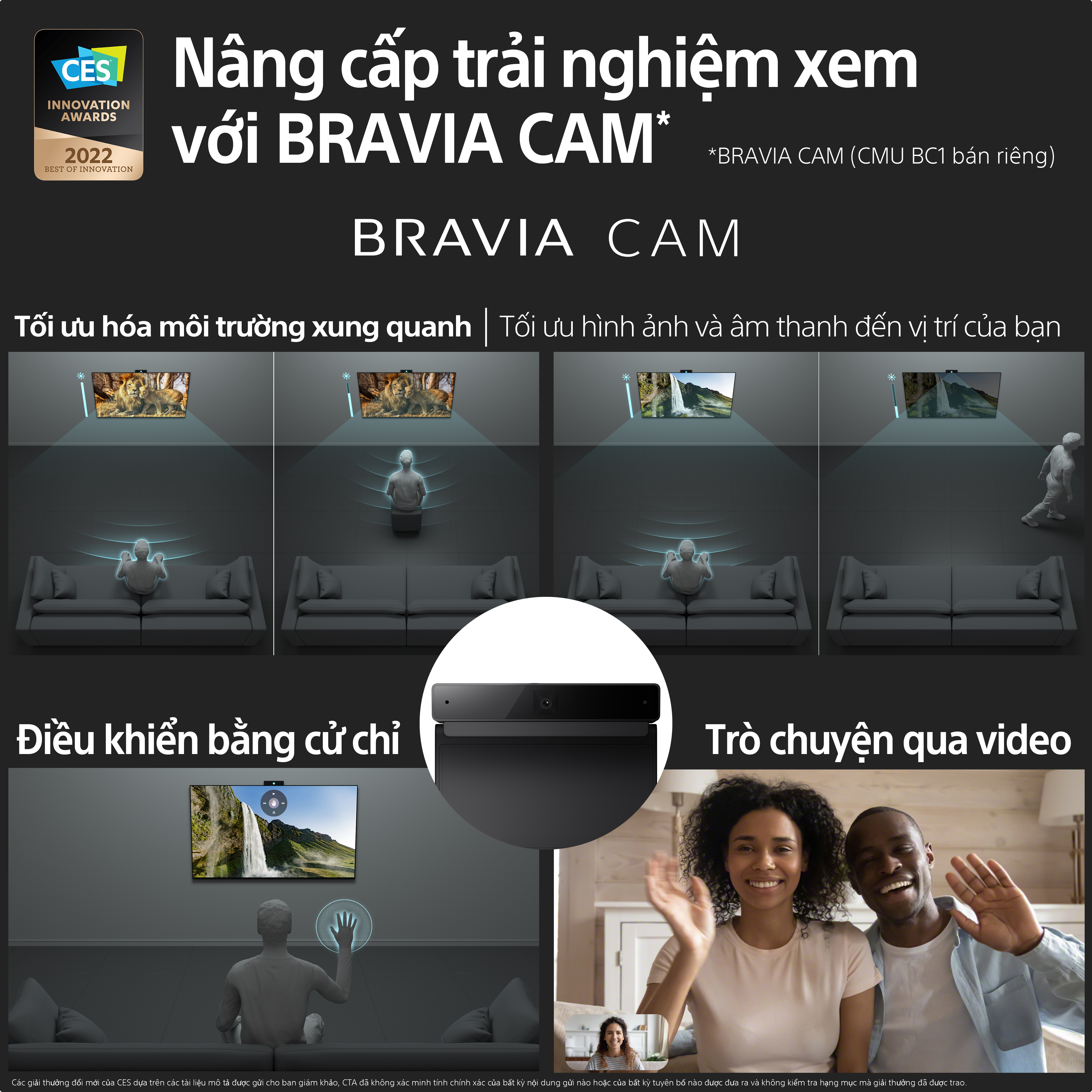 Tiện ích thông minh - Google Tivi Mini LED Sony 4K 65 inch XR - 65X95K