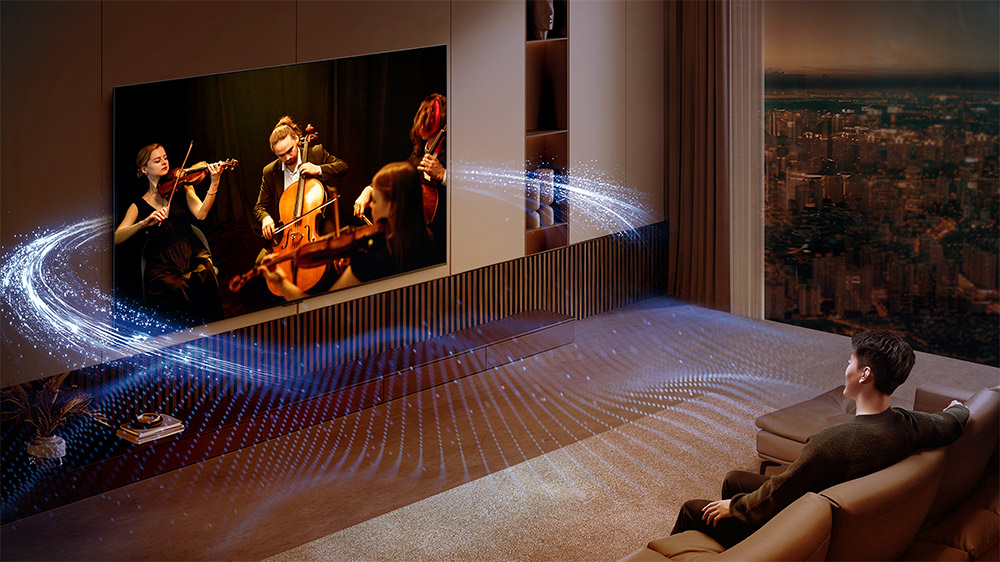 Hệ thống âm thanh Hi-Fi ONKYO 2.0 Tivi TCL QD-Mini LED 4K 98 Inch 98A400M