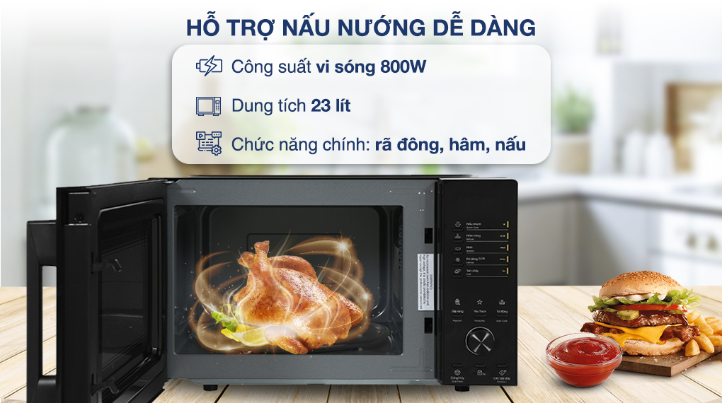 Lò vi sóng Electrolux EMM23D22B 23 lít Lò vi sóng Electrolux EMM23D22B 23 lít
