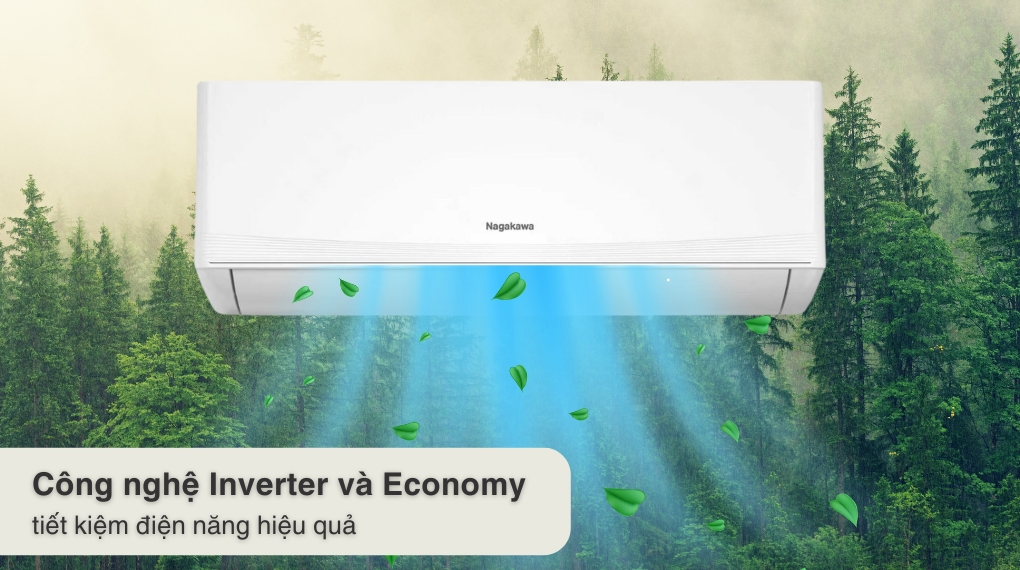 Máy lạnh Nagakawa Inverter 2.5 HP NIS-C24R2T62 - Công nghệ tiết kiệm điện