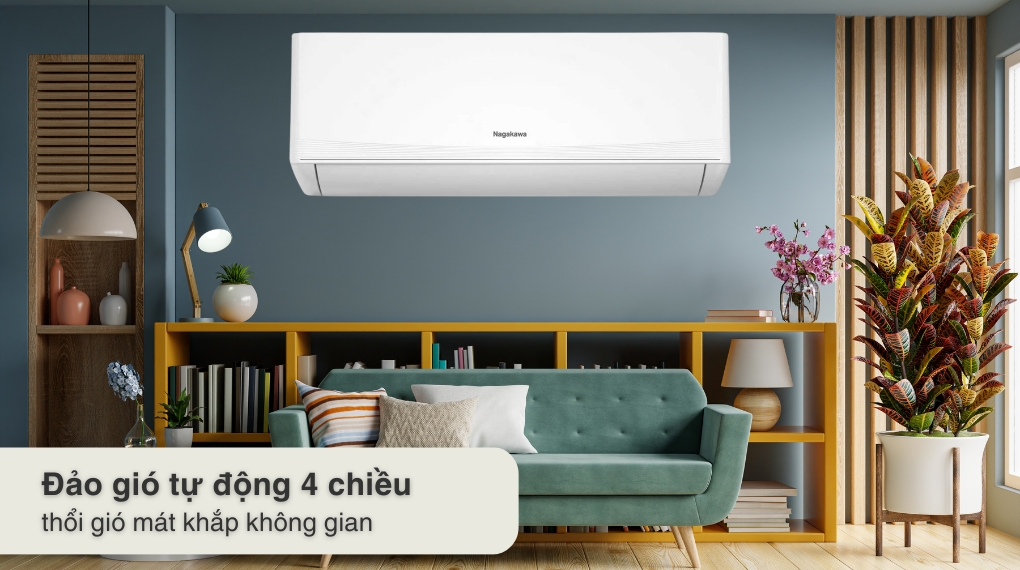 Máy lạnh Nagakawa Inverter 2.5 HP NIS-C24R2T62 - Cơ chế thổi gió