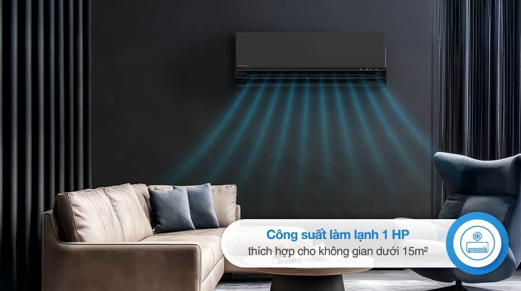 Máy lạnh Panasonic Inverter 1 HP CU/CS-AU9BKH-8 - Công suất
