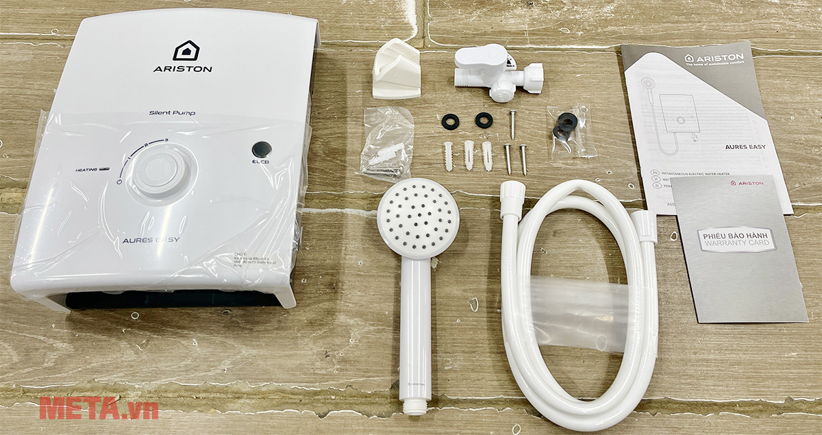 Máy nước nóng trực tiếp Ariston Aures Easy 4.5P