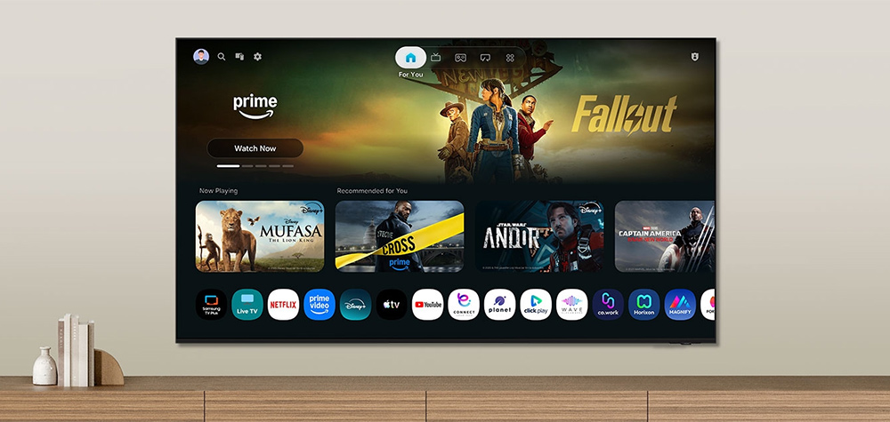 Hệ điều hành One UI Tizen Tivi Samsung Mini LED 4K 85 Inch UA85M80HA