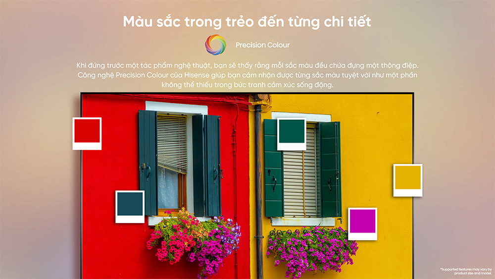 Precision Color Smart Tivi Hisense 4K 50 Inch 50A6Q