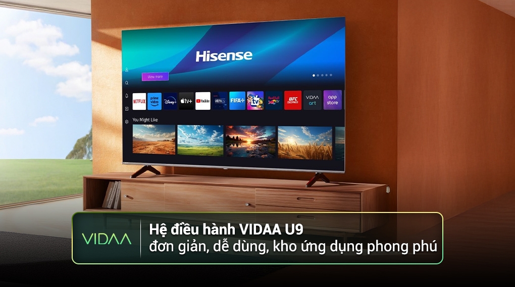 Smart Tivi Hisense FHD 43 inch 43A5S - Hệ điều hành