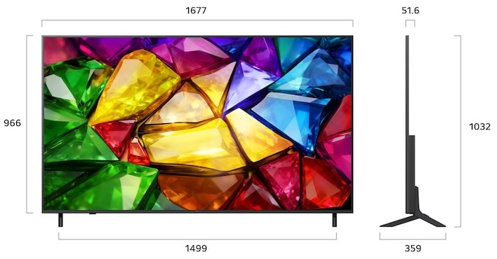 Smart Tivi LG mini RGB evo AI 75 inch 75MRGB86BSA