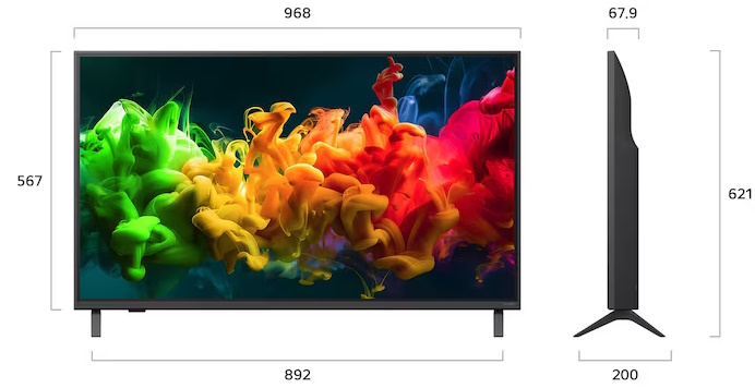 Smart Tivi LG QNED AI 4K 43 inch 43QNED80BSA