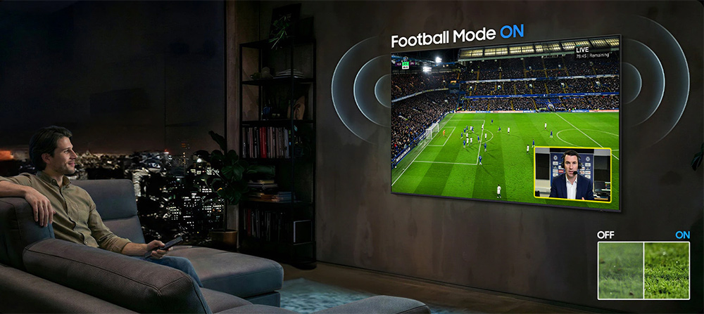 Chế độ Football Tivi Samsung 4K 65 Inch UA65U8500H