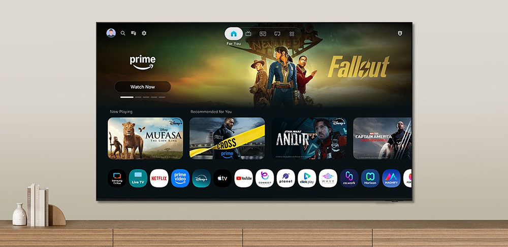 Hệ điều hành One UI Tizen Tivi Samsung 4K 75 Inch UA75U8500H
